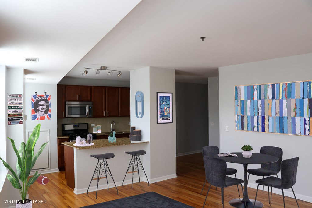 03 Tier - Living Room/Kitchen - Apt 303