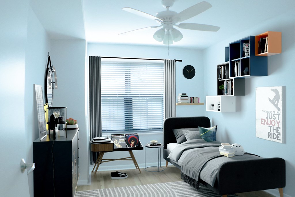 03 Tier - First Bedroom - Apt 303