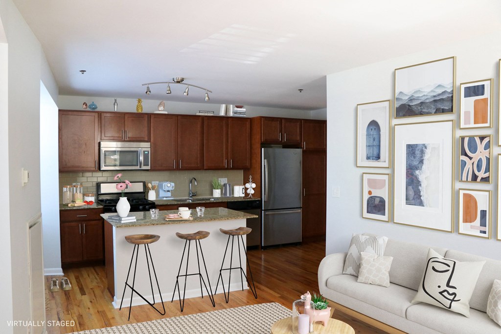 06 Tier - Kitchen/Living Room - Apt 206