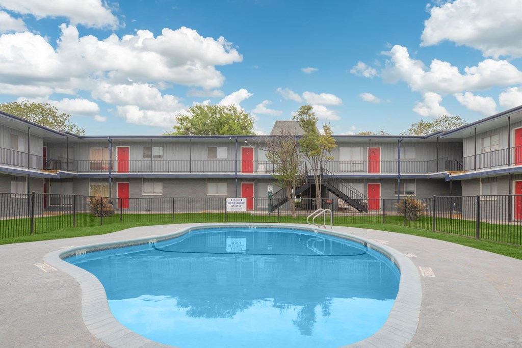 our apartments offer a swimming pool in the courtyard
