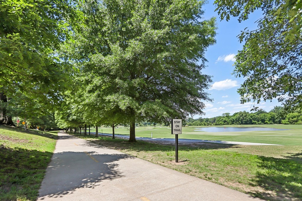 The Beltline Pathway with Bobby Jones Golf course in the background.