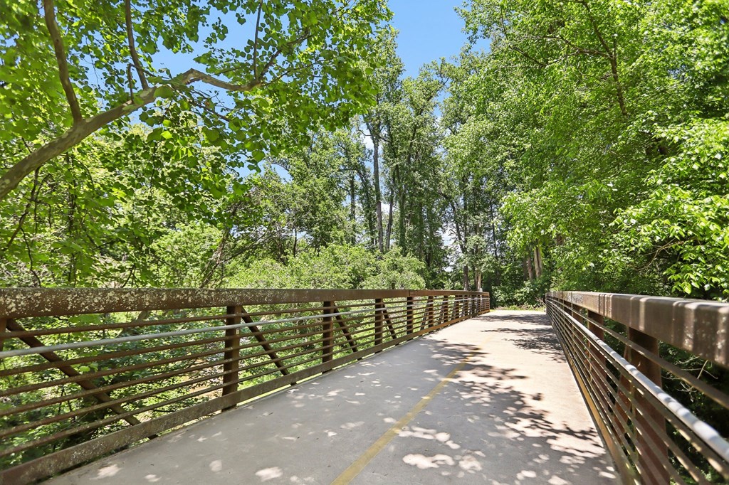 The Beltline: a bridge with pathway.