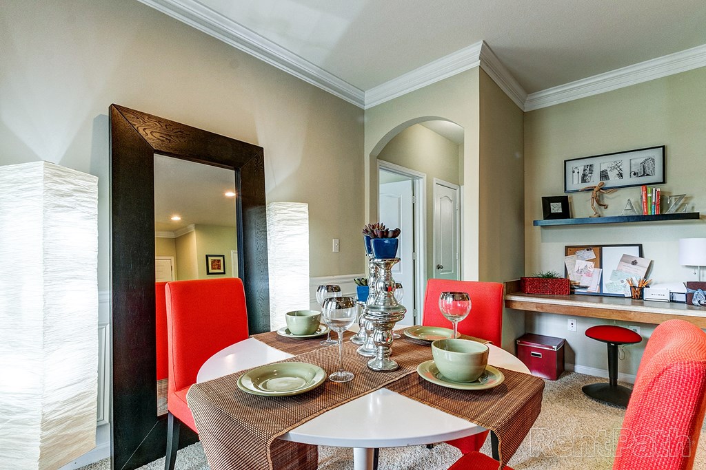 Floorplans with Built in Desks