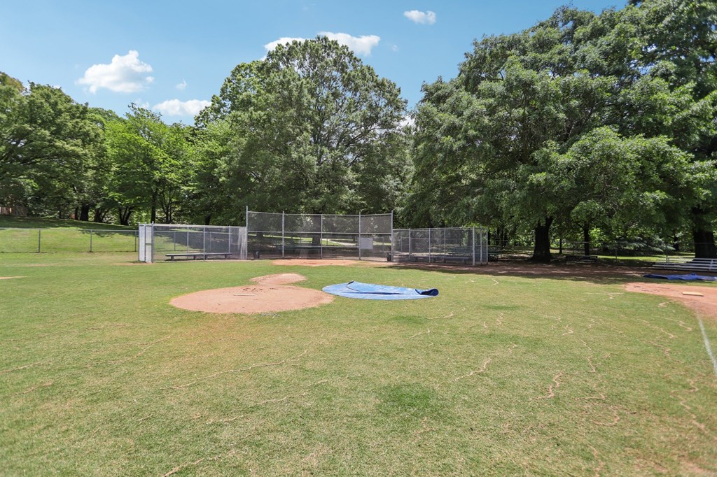A baseball field in Grant Park