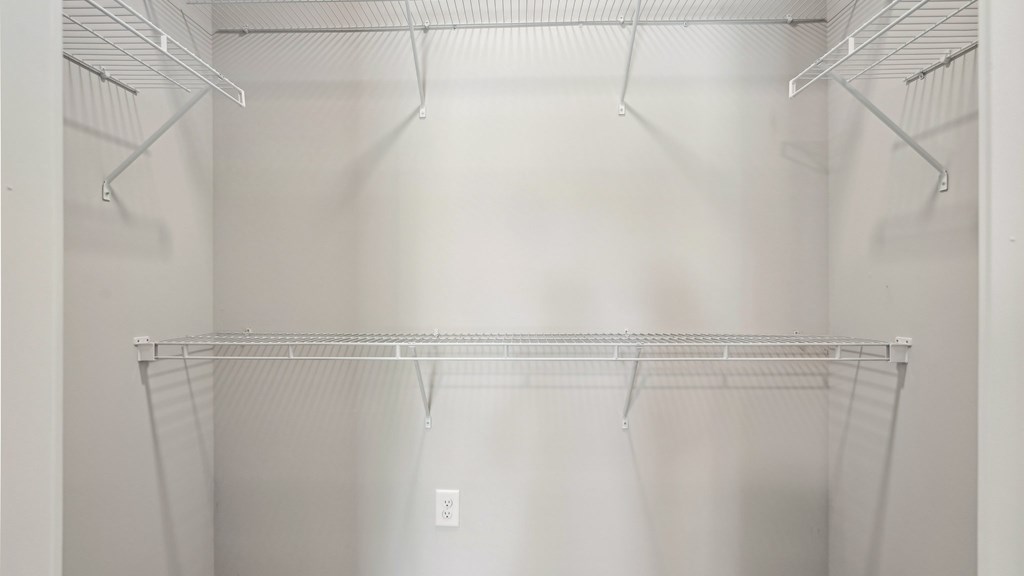 spacious walk-in closet