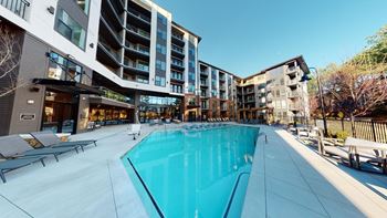 Resort Style Pool with Sun Deck & Grill Area