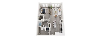 The Mill Floorplan | Heron Mill Apartments