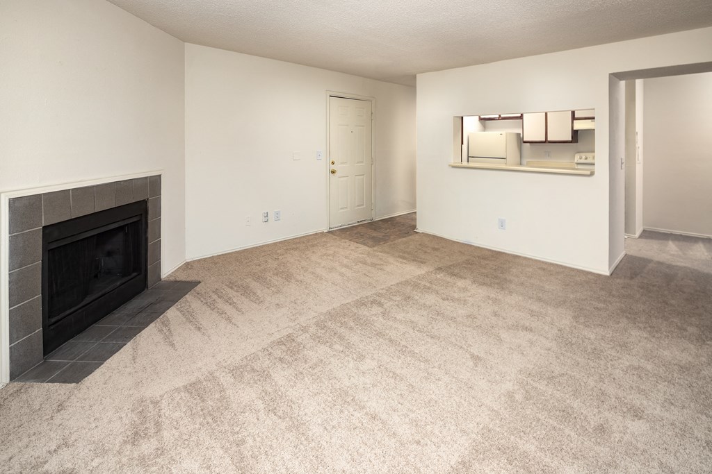 Fireplace in Select Units