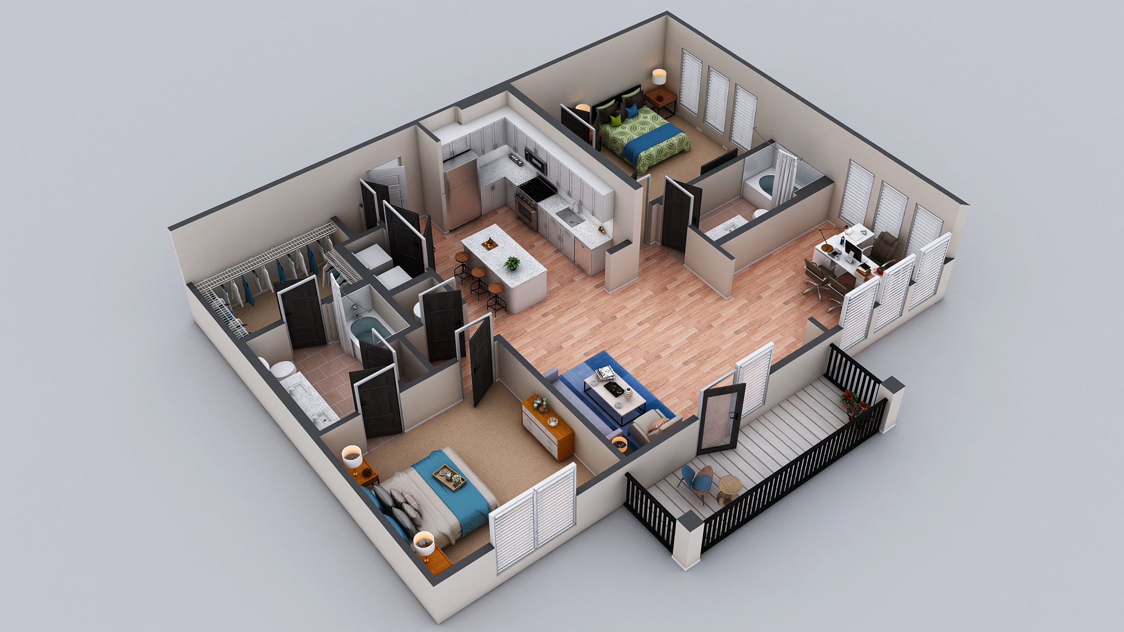 The Emery Floorplan, at The Kirkwood, 71 Howard Street SE 