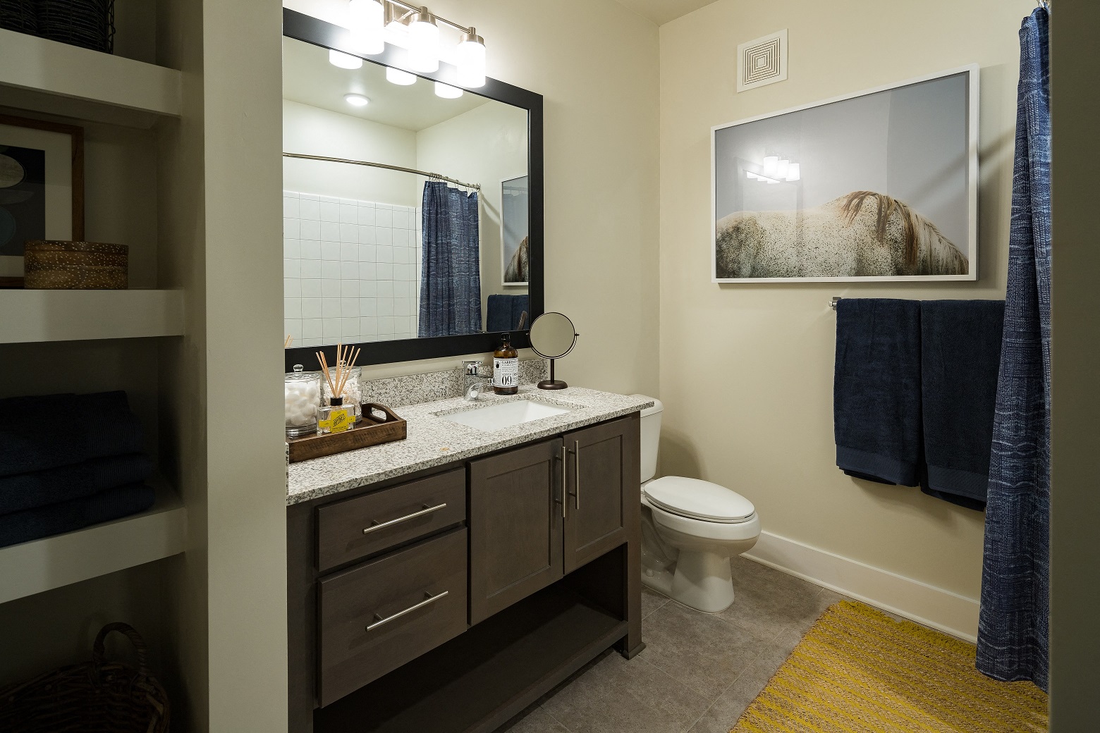 Bathrooms with Extra Storage, at The Kirkwood, 71 Howard Street SE, GA