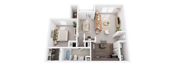 3D floor plan kirby