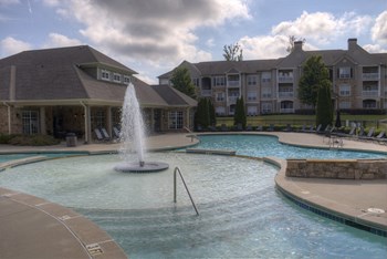 Luxury Apartments in Lithonia| Wesley Providence Apartments | Sparkling Pool with Water Feature - Photo Gallery 22