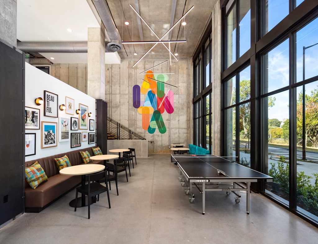 Clubroom with Ping Pong