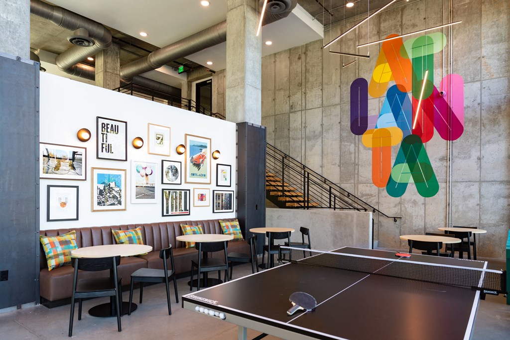 Clubroom with Ping Pong