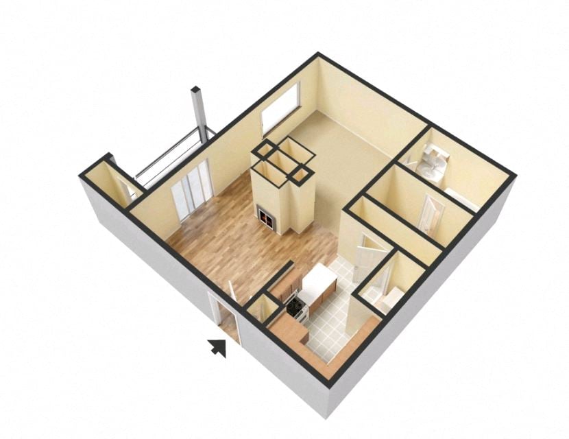 Wesley Trevento Apartments | The Sierra Floorplan