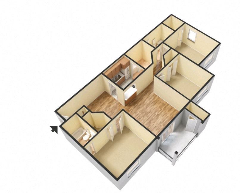 Wesley Trevento Apartments | The Westchester Floorplan