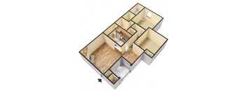 Wesley Trevento Apartments | The Thronhill Floorplan