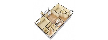 Wesley Trevento Apartments | The Timberline Floorplan