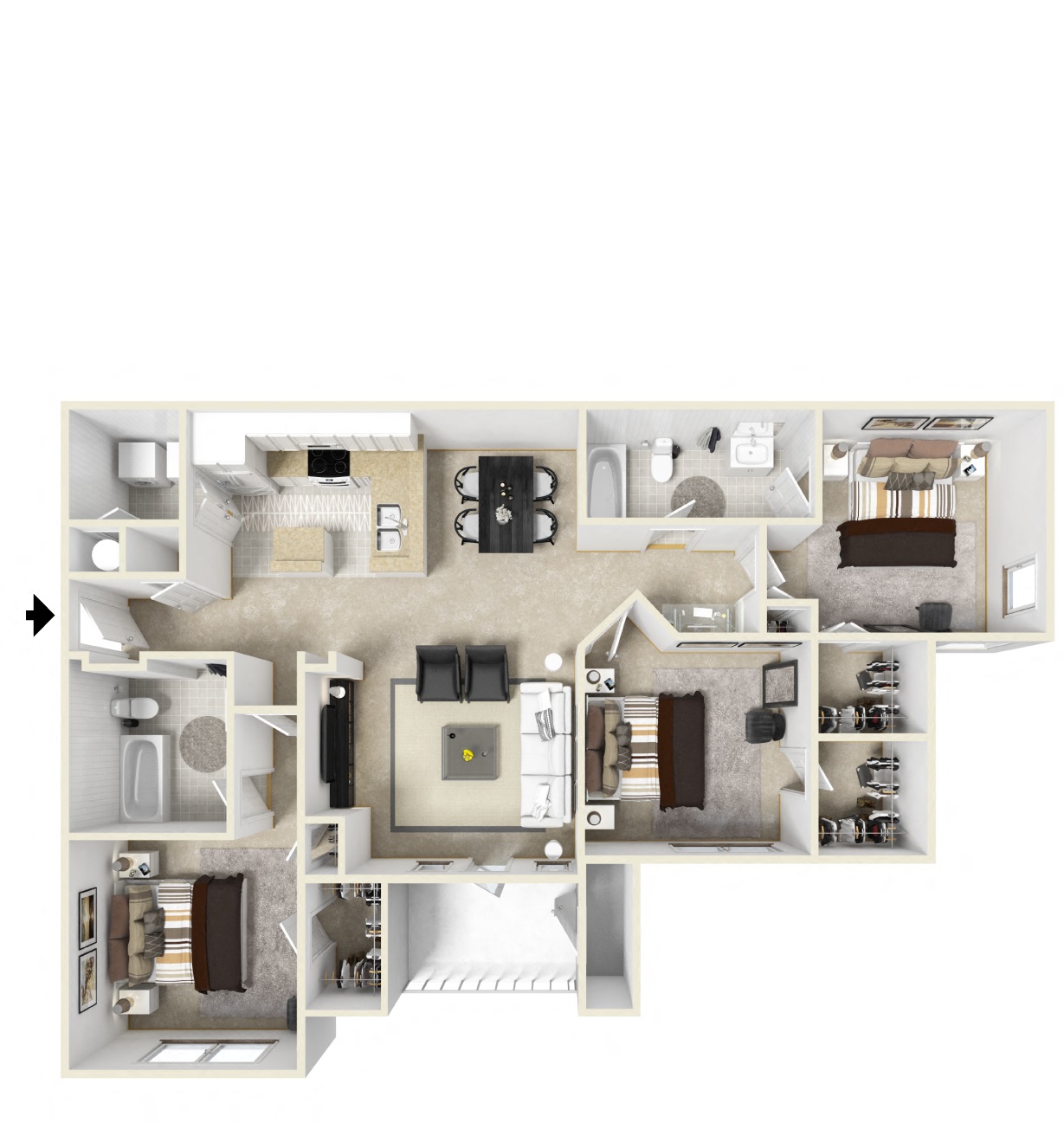 Stillwood Farms Apartments | Warwick Floorplan