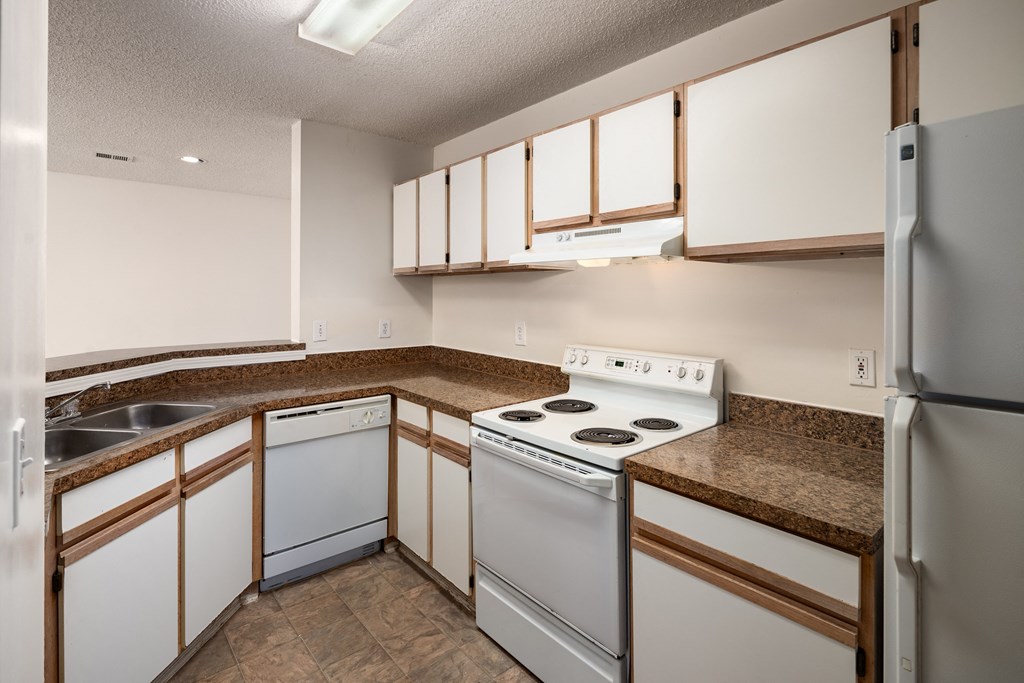 Classic Apartment Homes with White Appliances