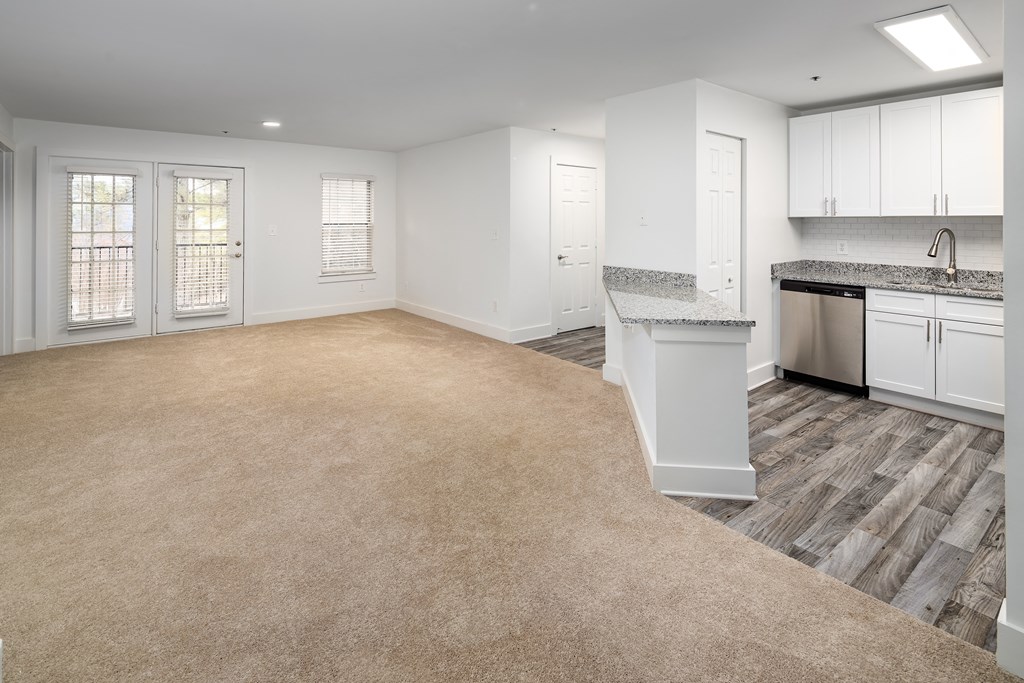 Kitchen and Living Room