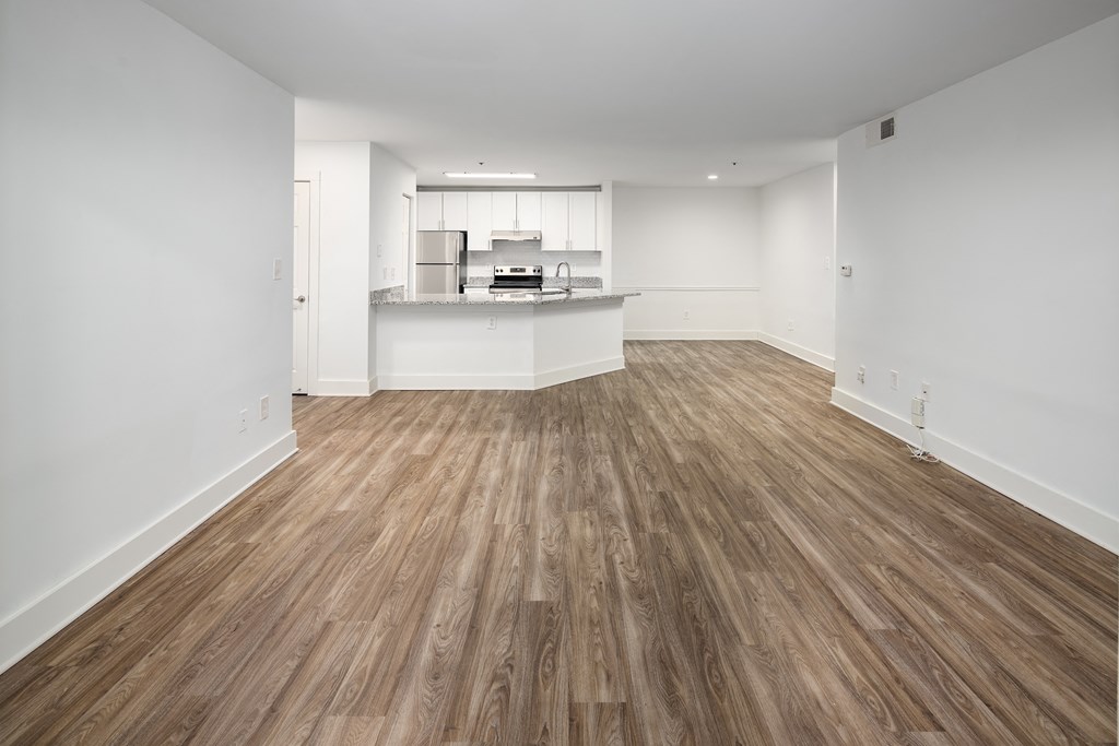 Living Room, Kitchen, and Dining Room