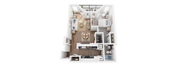 3D floor plan the paces