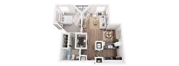 3D floor plan the whitmore