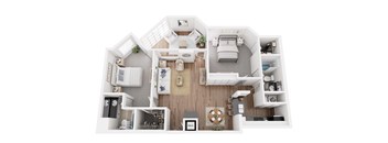 3D floor plan the wycliff