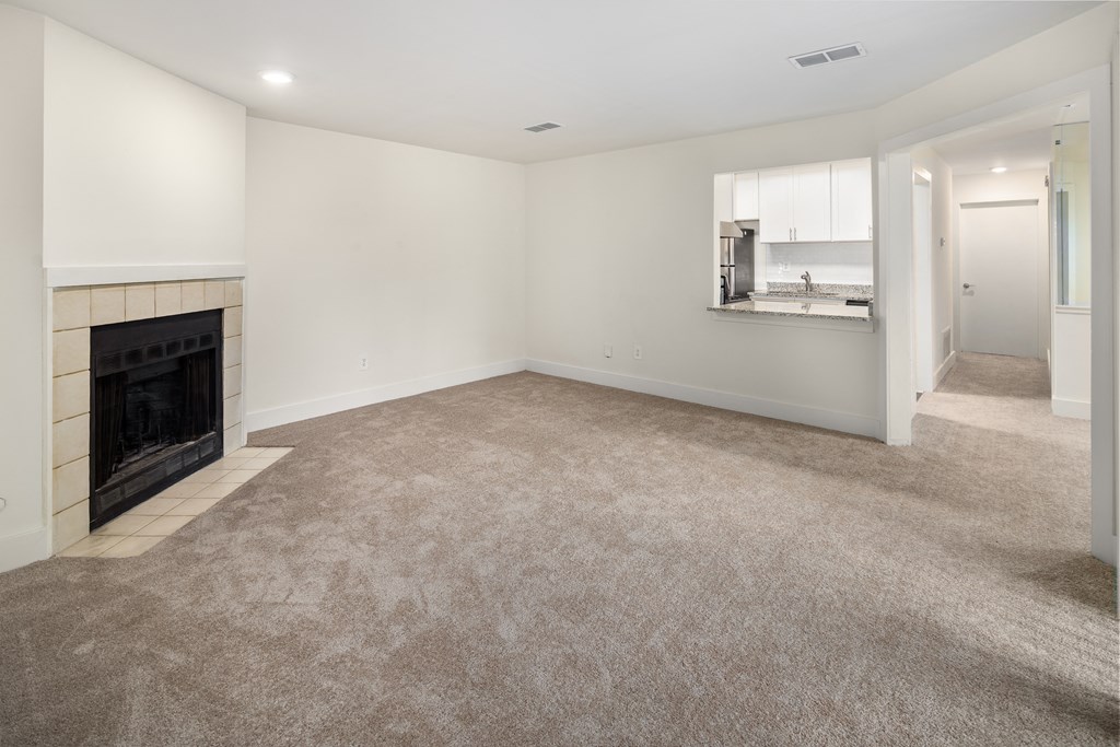 Fireplace in Select Units