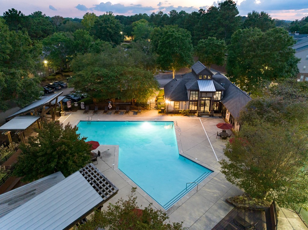Sparkling Pool with Sundeck