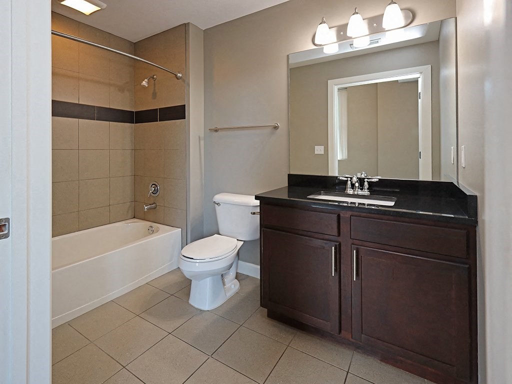 Model Suite at The Residences at Hanna in Cleveland OH - 2nd Bathroom