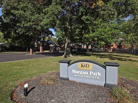 Community Entryway Signage for Morgan Park Apartments in Euclid OH