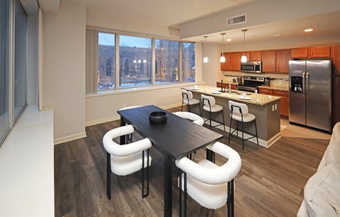Dining Area at Residences At 1717, Cleveland, OH, 44114