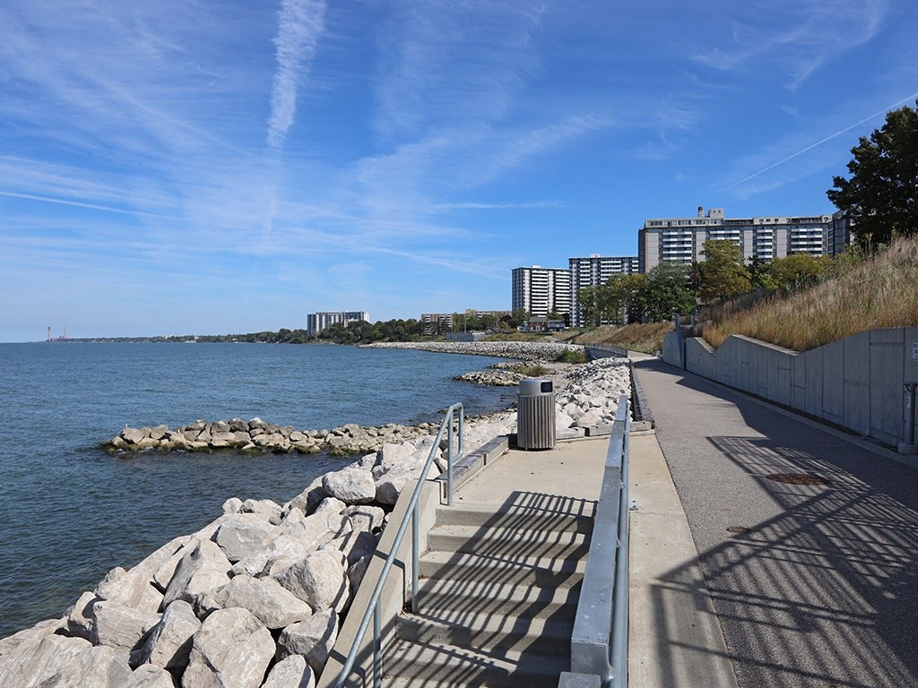 Direct Beach and Lakefront Access from Harbor Crest Apartments, Euclid, OH, 44123