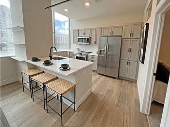 Model A1 - Kitchen 1 | Residences at 55 Model A1 - Kitchen 1 | Residences at 55 - Photo Gallery 3