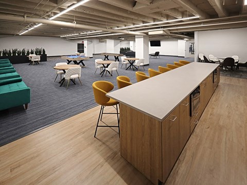 Brand New On-Site Community Room at The Residences at 668!