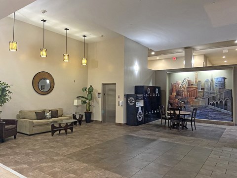 The Residences at 668 Lobby at The Residences at 668 Apartments, Cleveland
