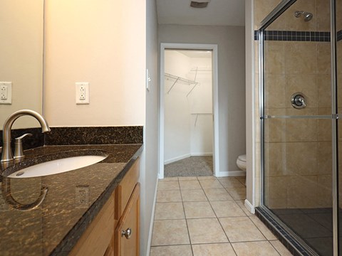 Model Suite at The Residences at 668 - Master Bathroom