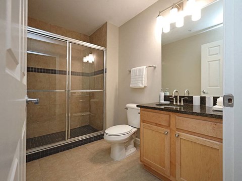 Model Suite at The Residences at 668 - Master Bathroom