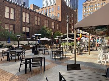 Sixth City Sailors Club Outdoor Patio at The Residences at 668 Apartments