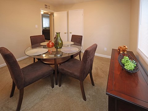 Model Suite Bedroom at Morgan Park Apartments in Euclid OH
