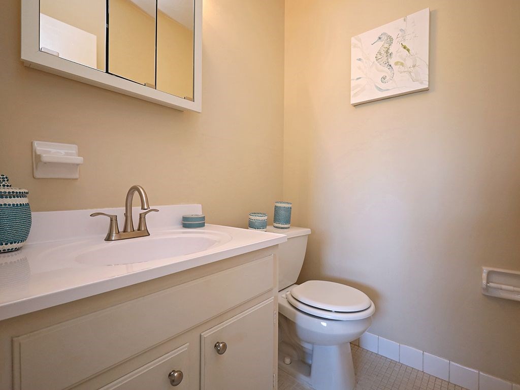 Model Suite Half Bath in Master Suite at Westbrook Village Apartments, Brooklyn OH 44144