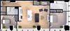 Suite Style A2 - 3D Floor Plan Suite Style A2 - 3D Floor Planat Residences at 55, Cleveland, Ohio