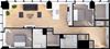 Suite Style C2 - 3D Floor Plan Suite Style C2 - 3D Floor Plan at Residences at 55, Cleveland, OH, 44113
