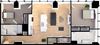 Suite Style D2 - 3D Floor Plan Suite Style D2 - 3D Floor Plan at Residences at 55, Cleveland, 44113