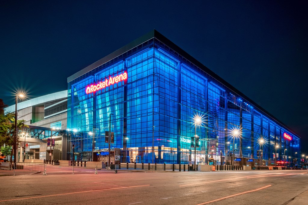 Rocket Arena, Home of the Cleveland Cavaliers NBA Team