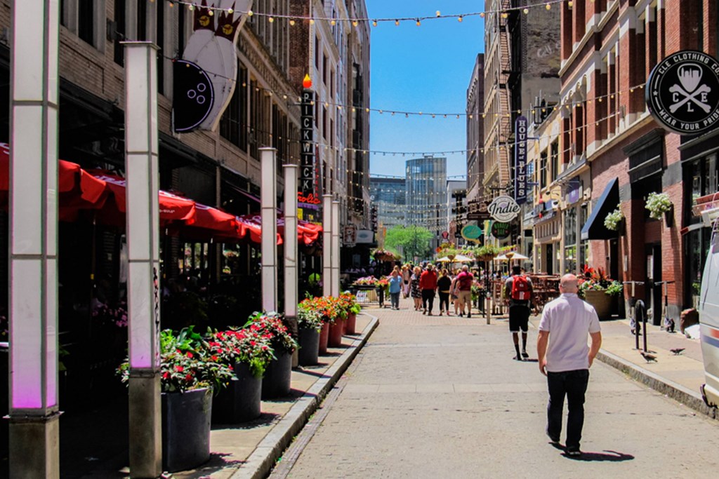 East 4th Street in Cleveland, OH