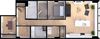 Suite Style G1 - 3D Floor Plan Suite Style G1 - 3D Floor Plan at Residences at 55, Ohio