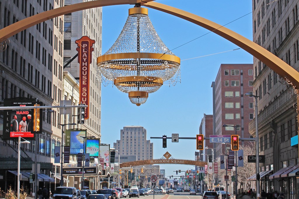 Playhouse Square in Downtown Cleveland, OH